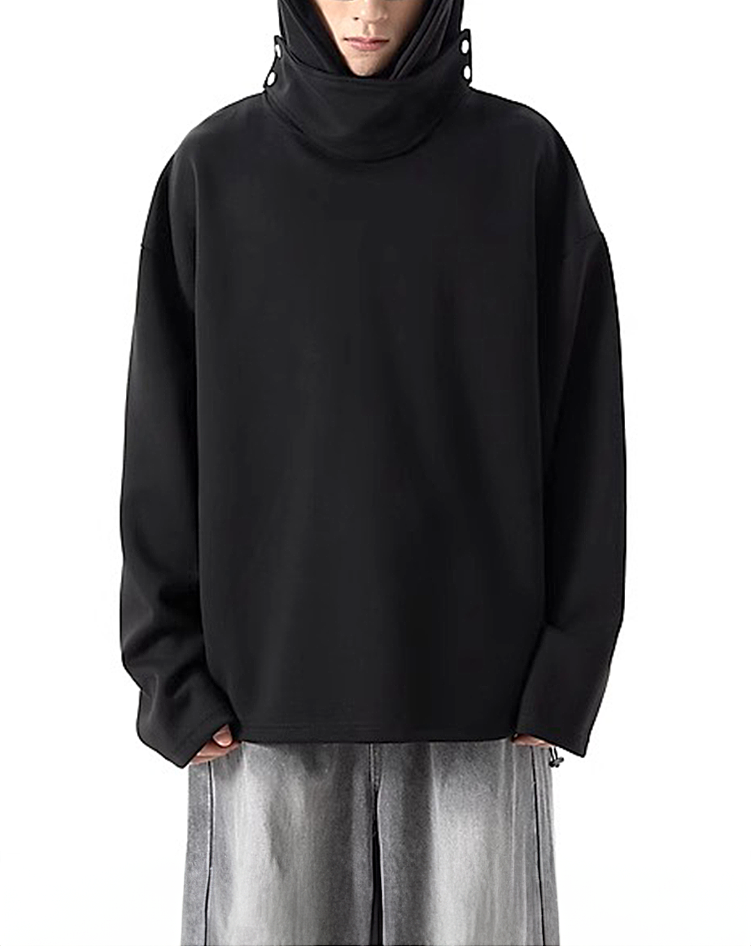 ♂High Neck Hoodie