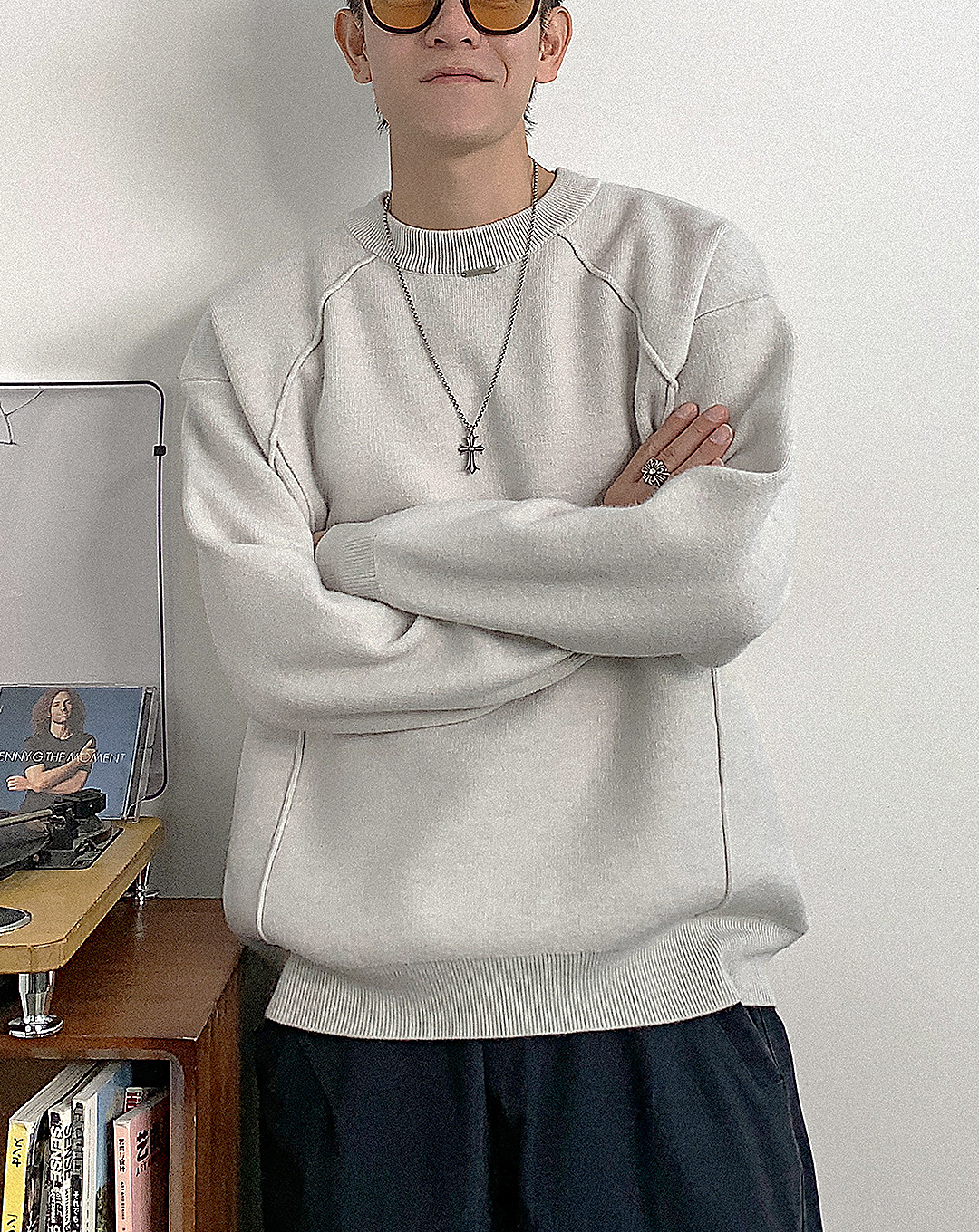 ♂Raglan Sleeve Sweater