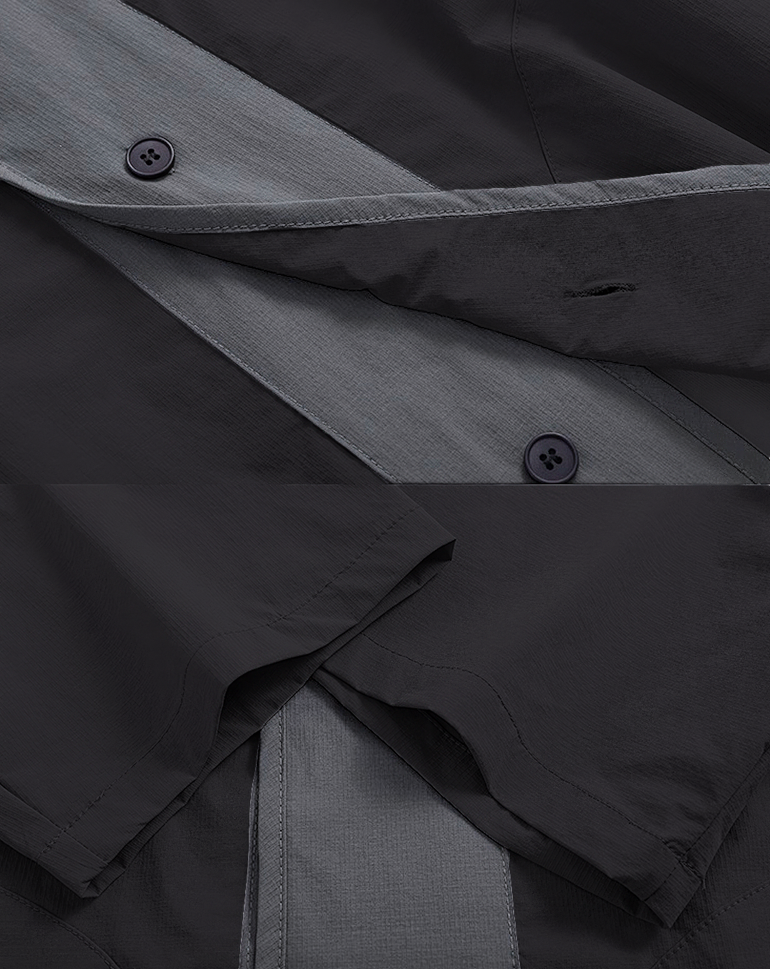 ♂Contrast Panel Overshirt