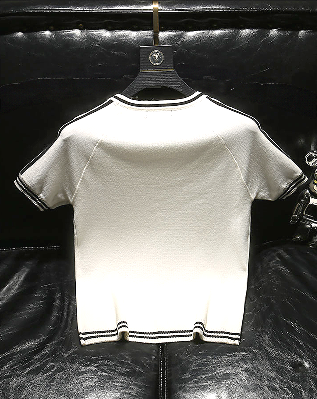 ♂Line Design Knit T-shirt