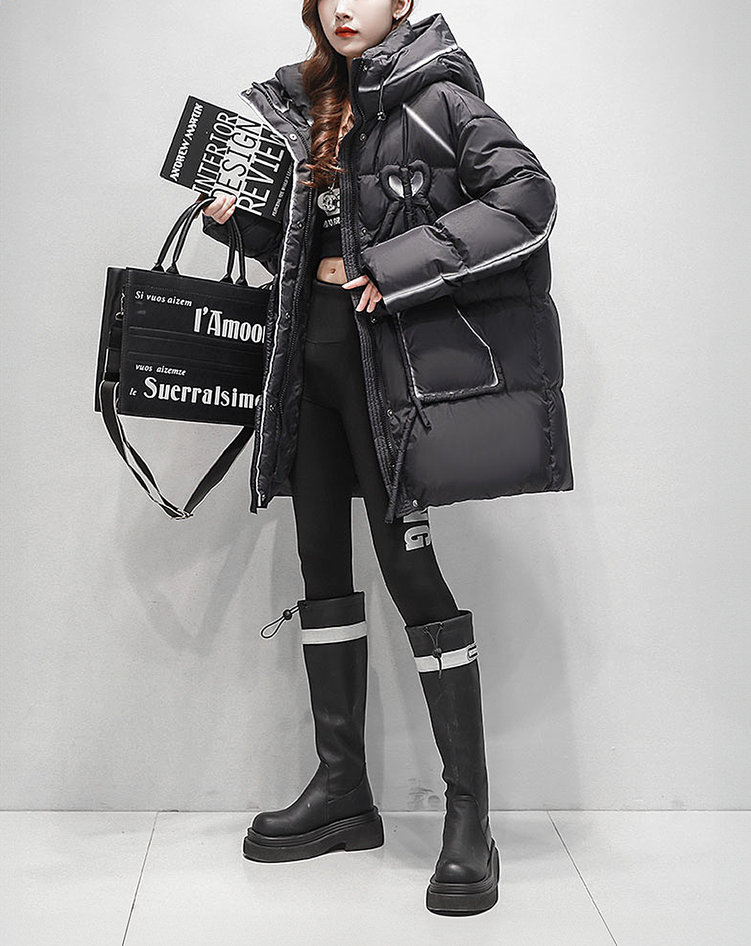 ♀Hooded Down Jacket