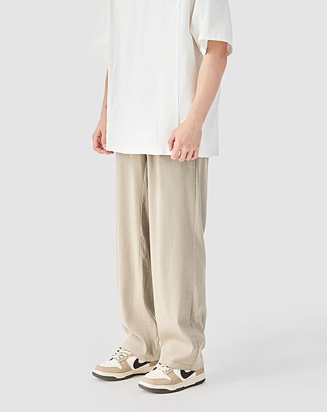 ♂Plain Straight Pants