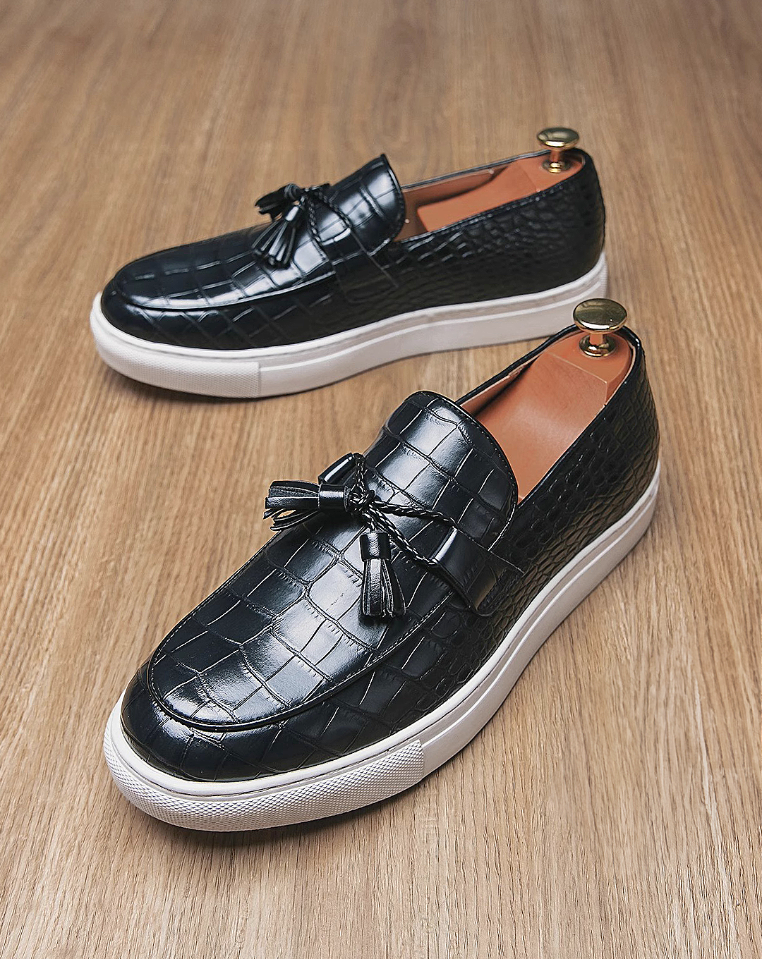 ♂Embossed Luxe Loafers