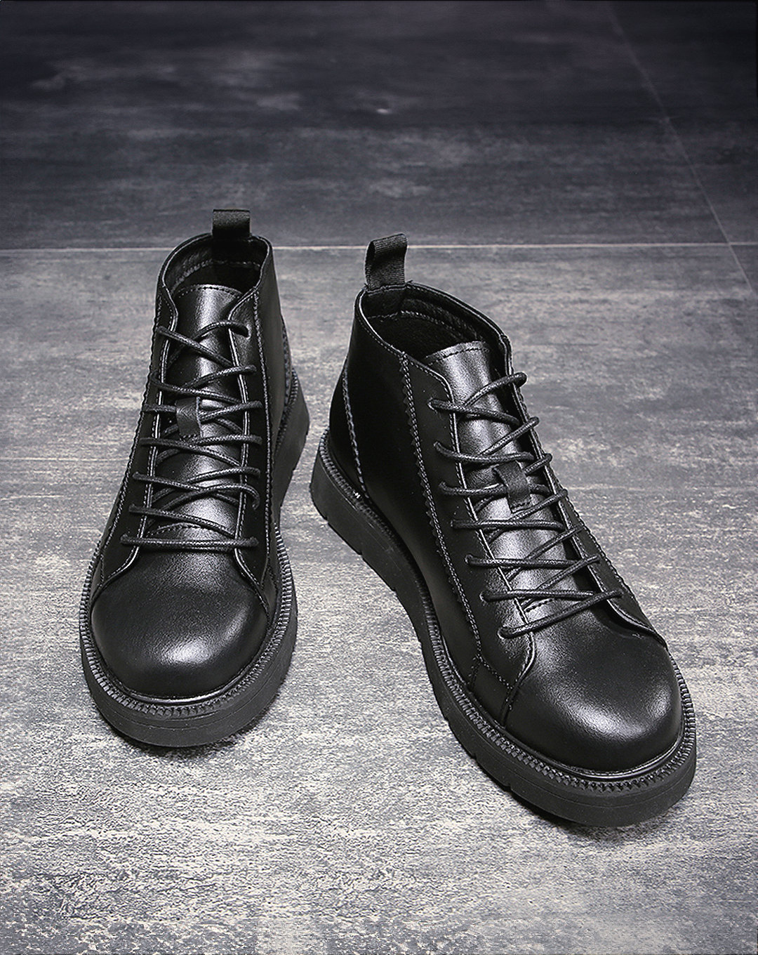 ♂本革/Lace Up Low Cut Boots