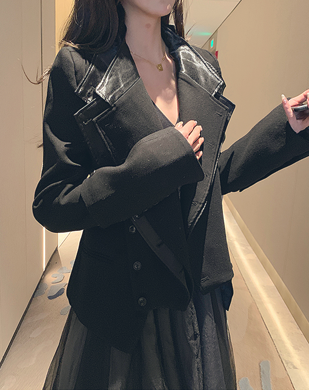 ♀Layer Collar Jacket