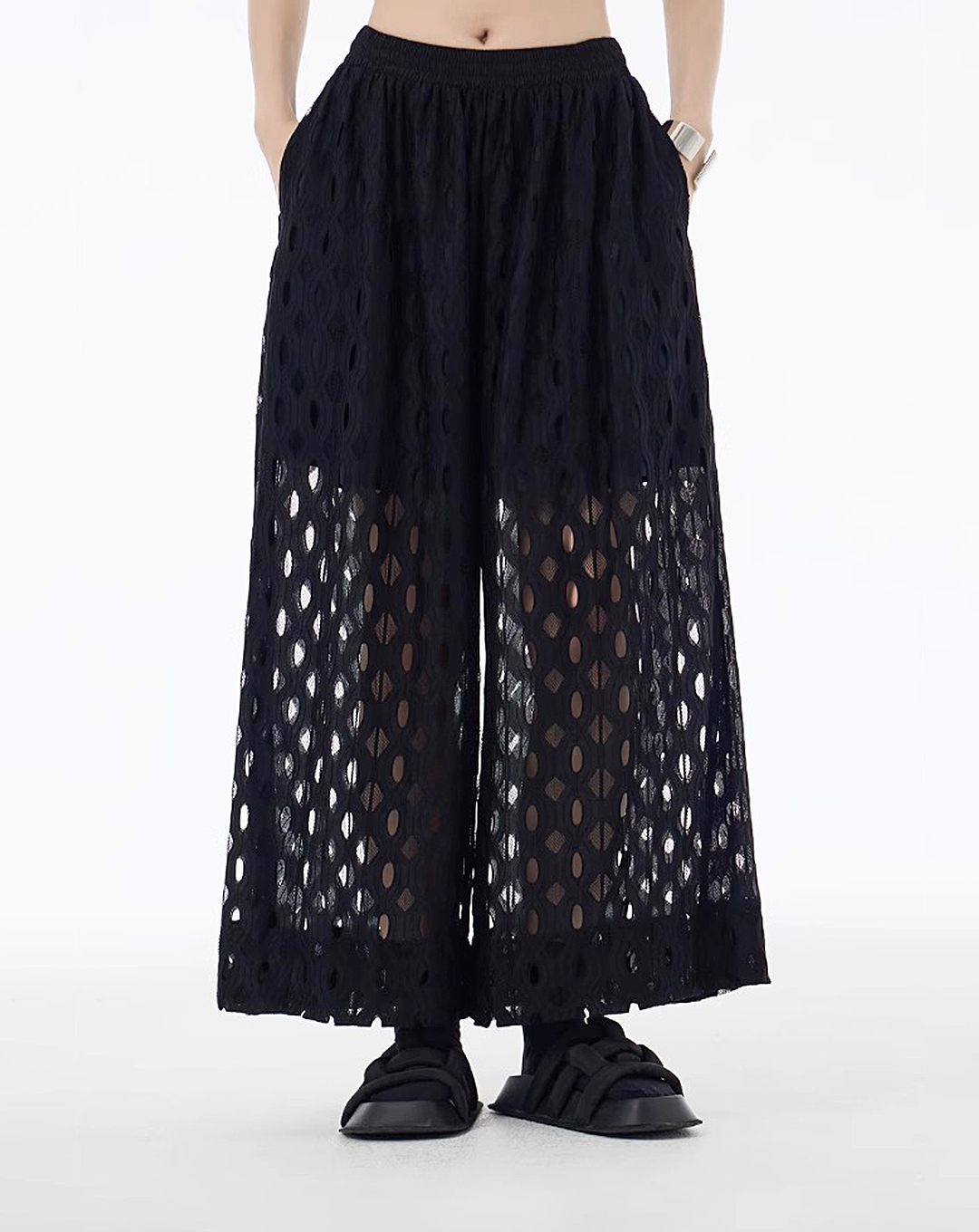 ♀Sheer Dot Pants