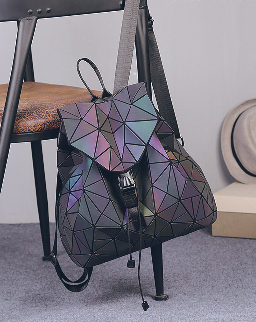 Geometric Pattern Backpack