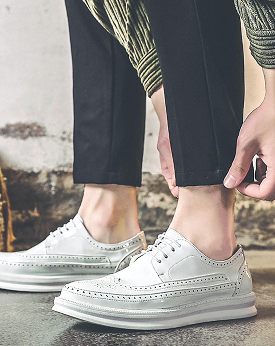 ♂♀Medallion Oxford Shoes