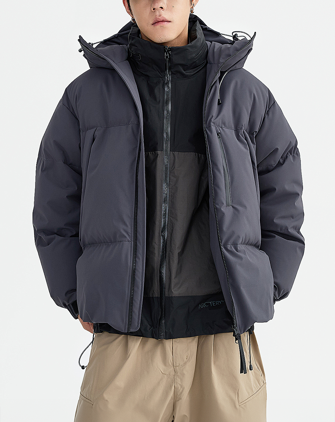 ♂Hood Warm Down Jacket