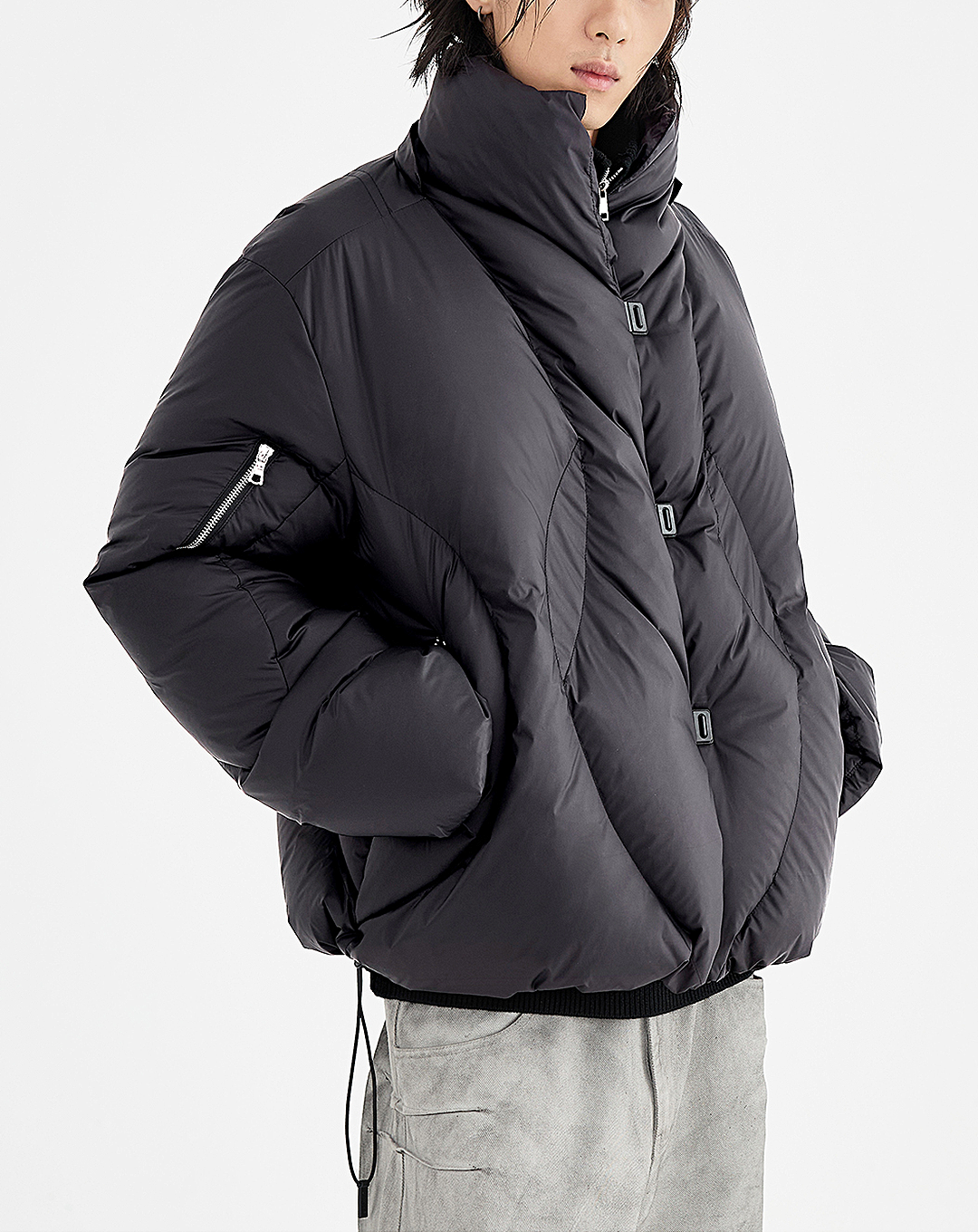 ♂Detachable Hood Down Jacket