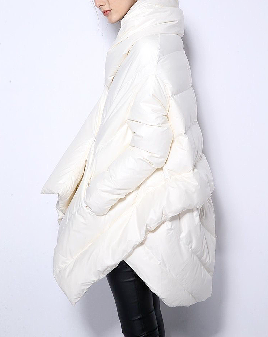 ♀Diagonal Roll Down Jacket