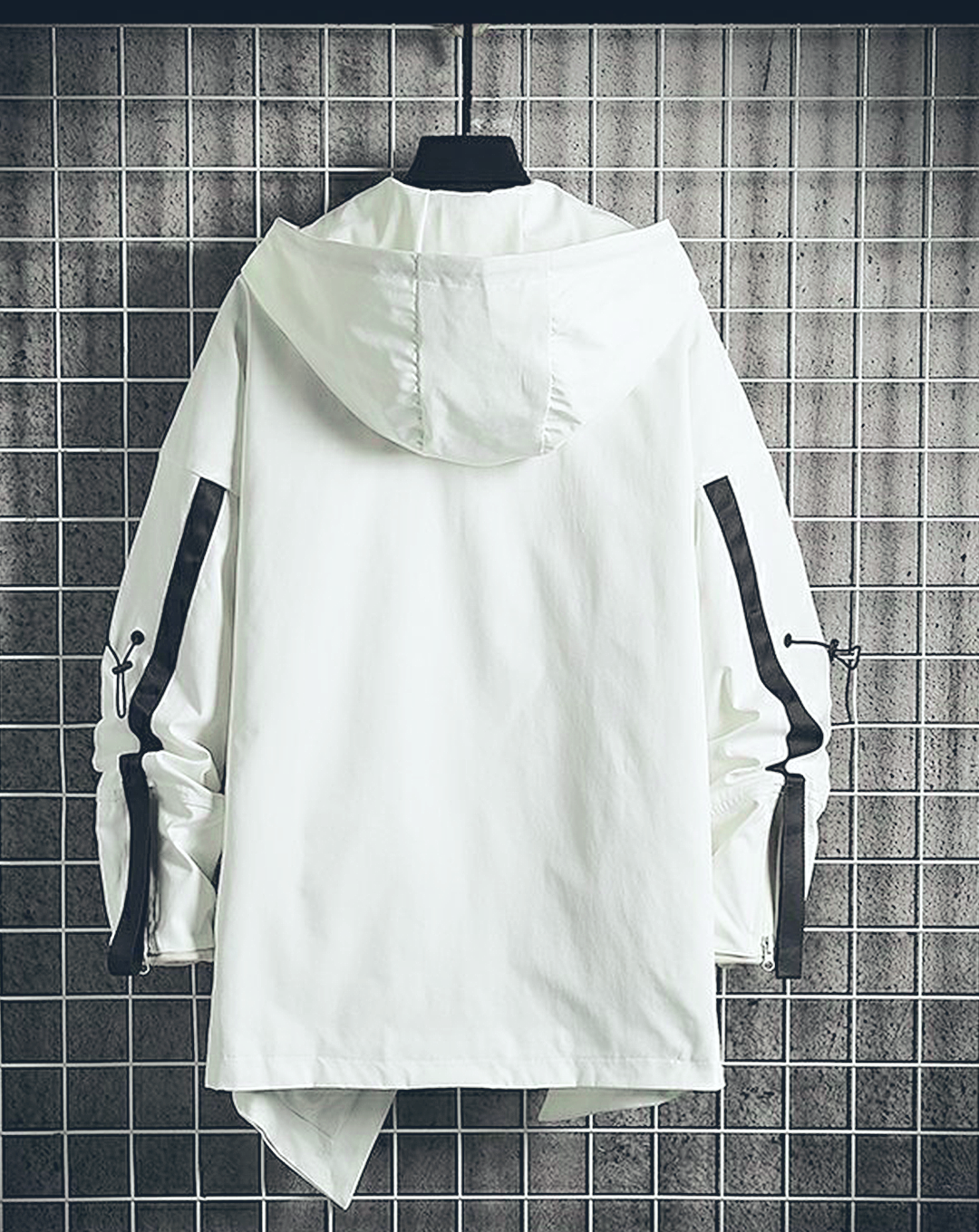 ♂Asymmetric Design Anorak Hoodie