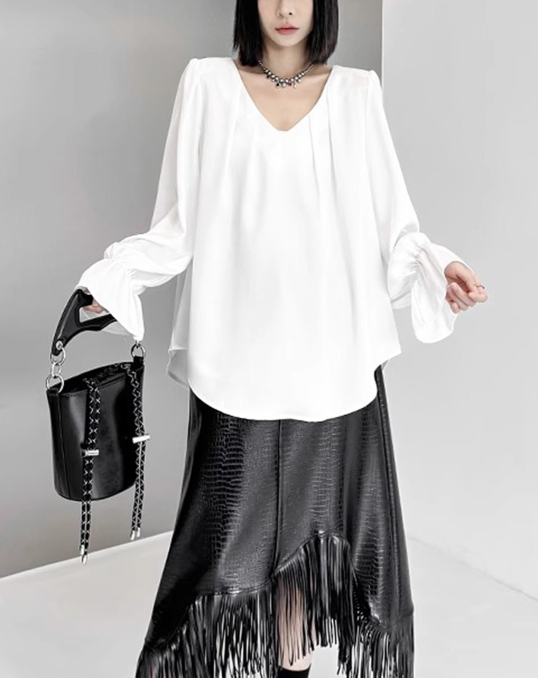 ♀Candy Sleeve Shirt