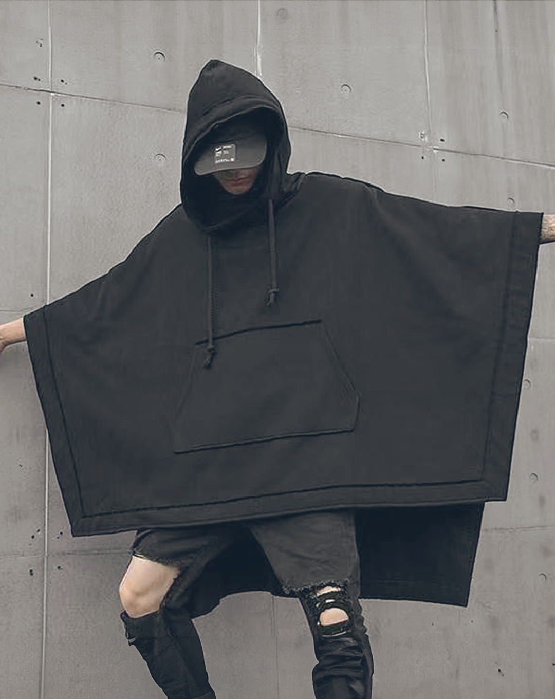 ♂Oversize Cape Hoodie