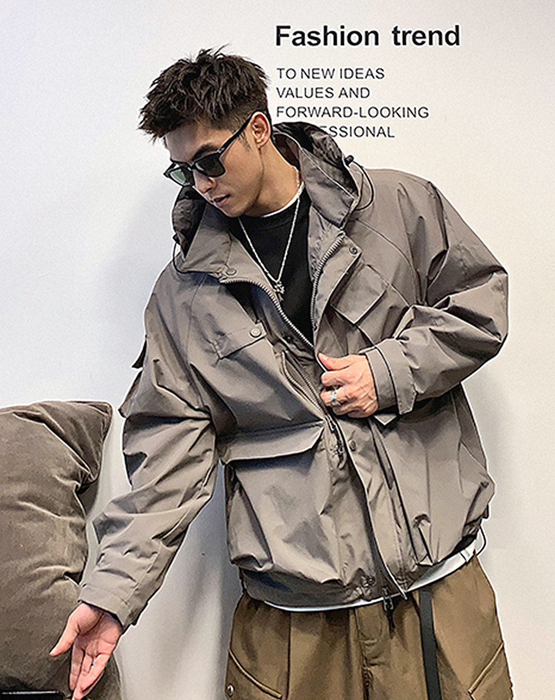 ♂Multi Pocket Work Jacket