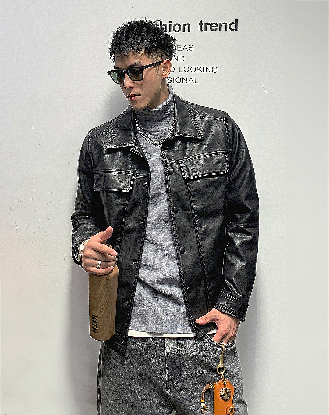 ♂Casual Leather Jacket
