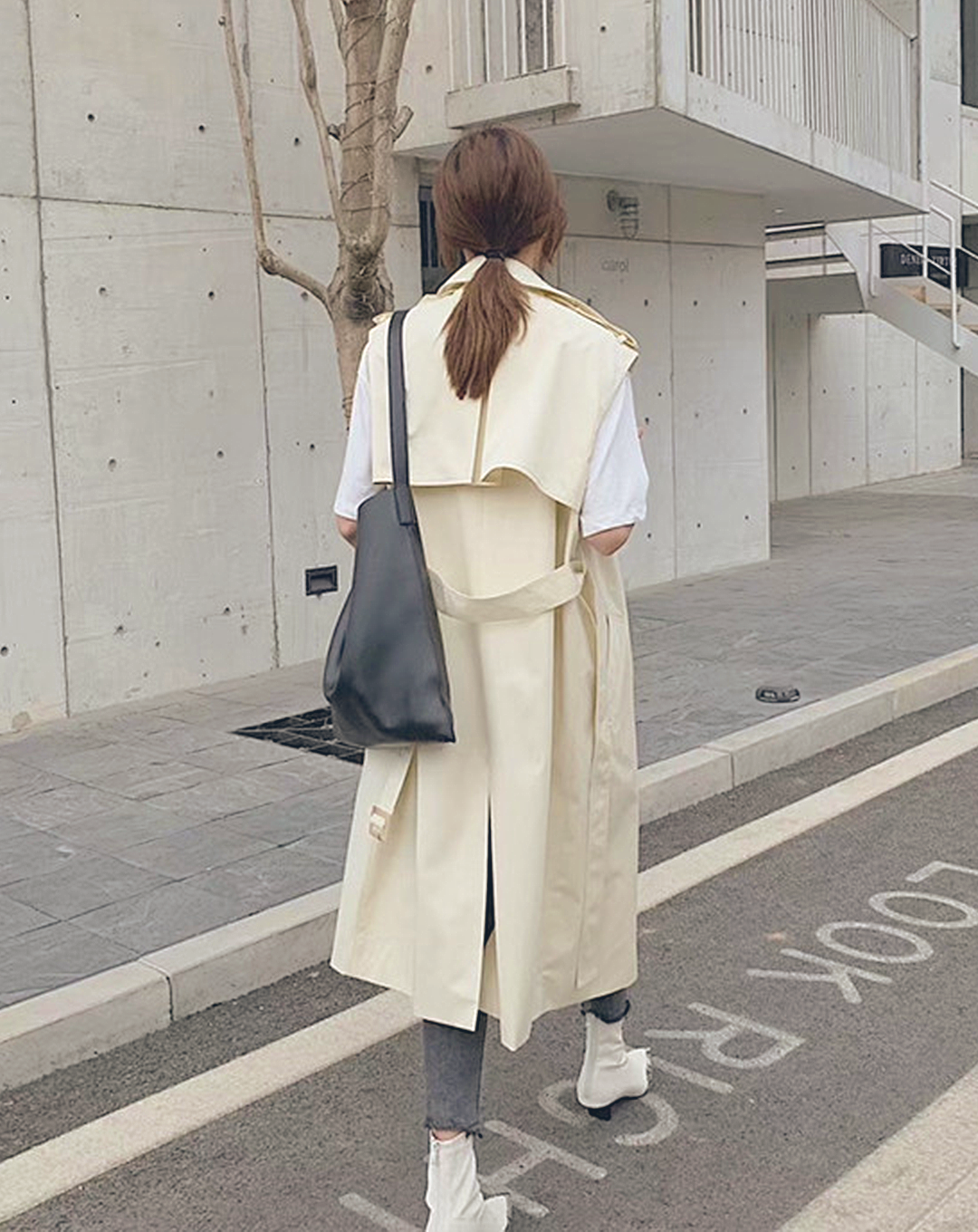 ♀Trench Style Gilet