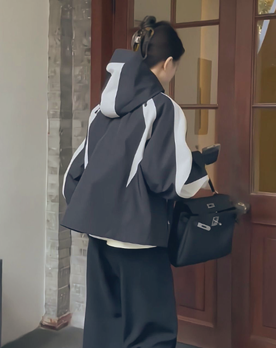 ♀Monotone Volume Mountain Parka