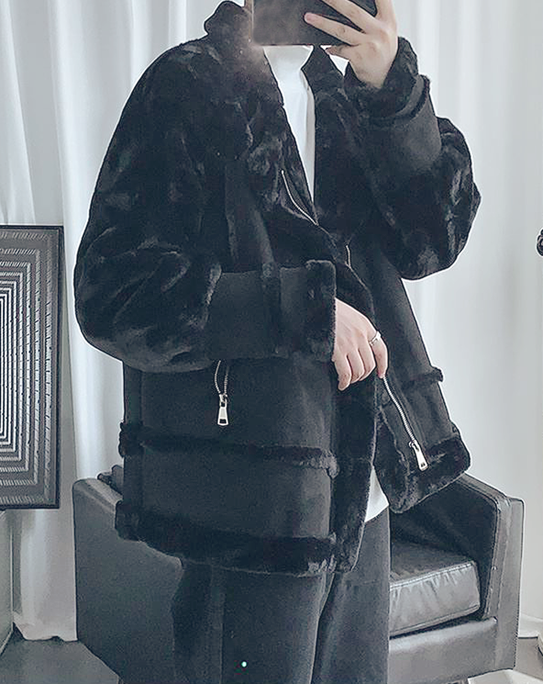♂Oversized Mouton Jacket