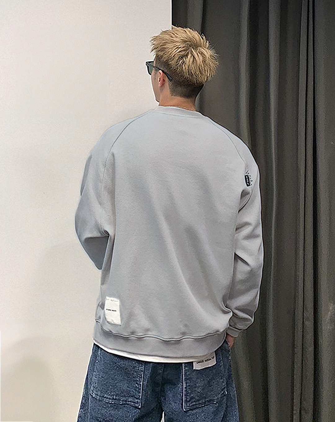 ♂Simple Slit Sweatshirt