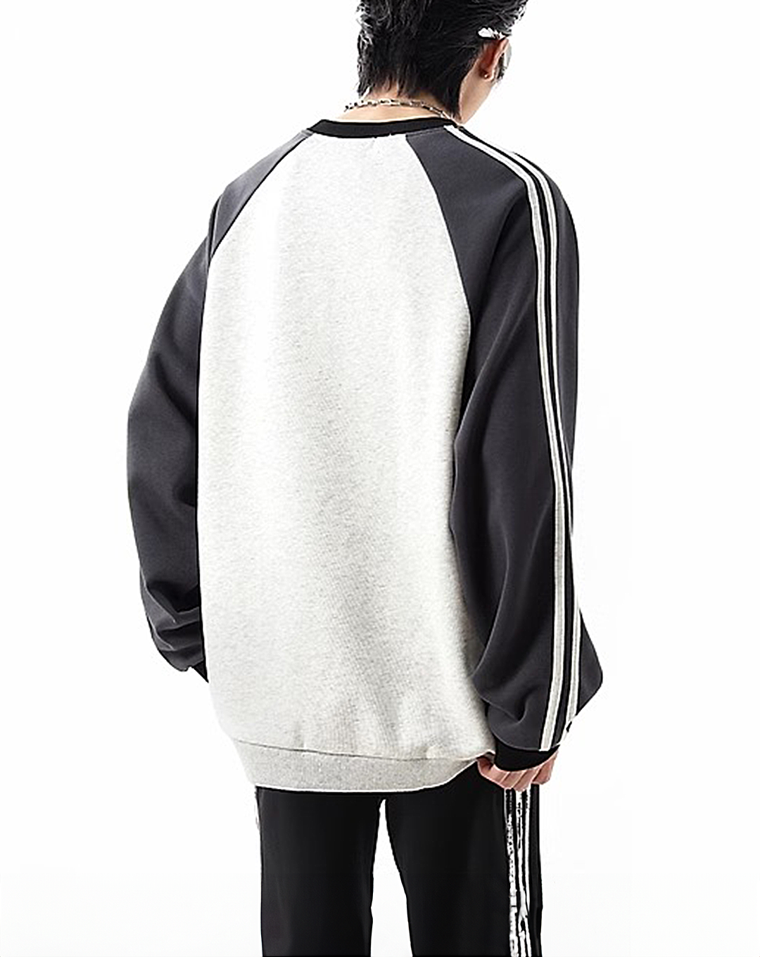 ♂Raglan Logo Stripe Sweatshirt