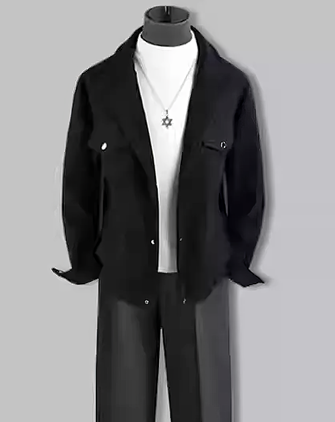 ♂Lapel Chest Pocket Jacket
