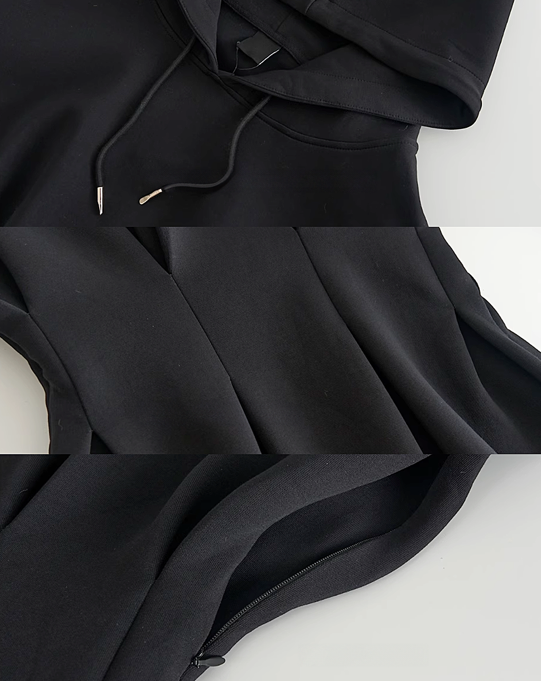 ♀Hooded Short Dress