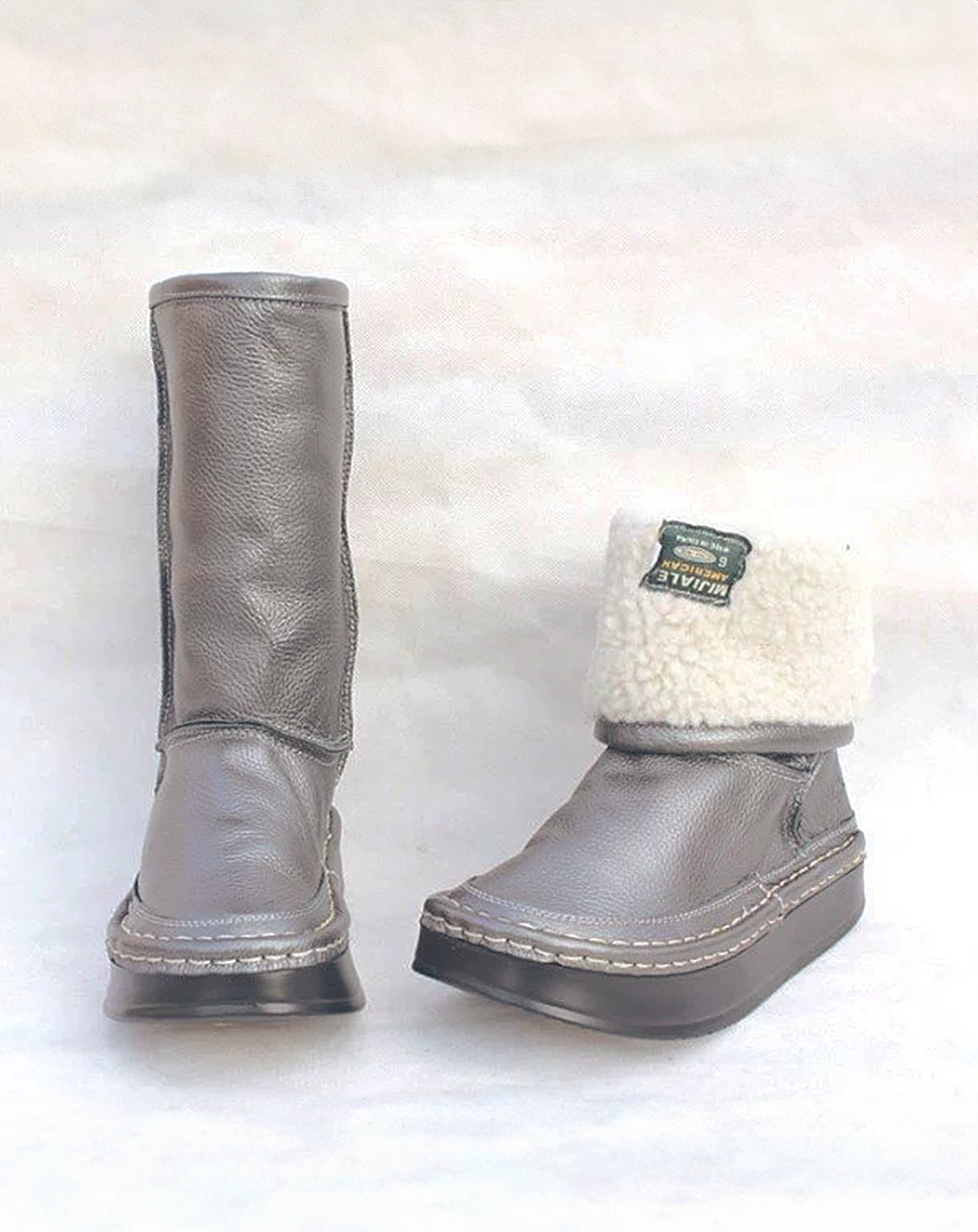 ♀本革/Leather Mouton Boots