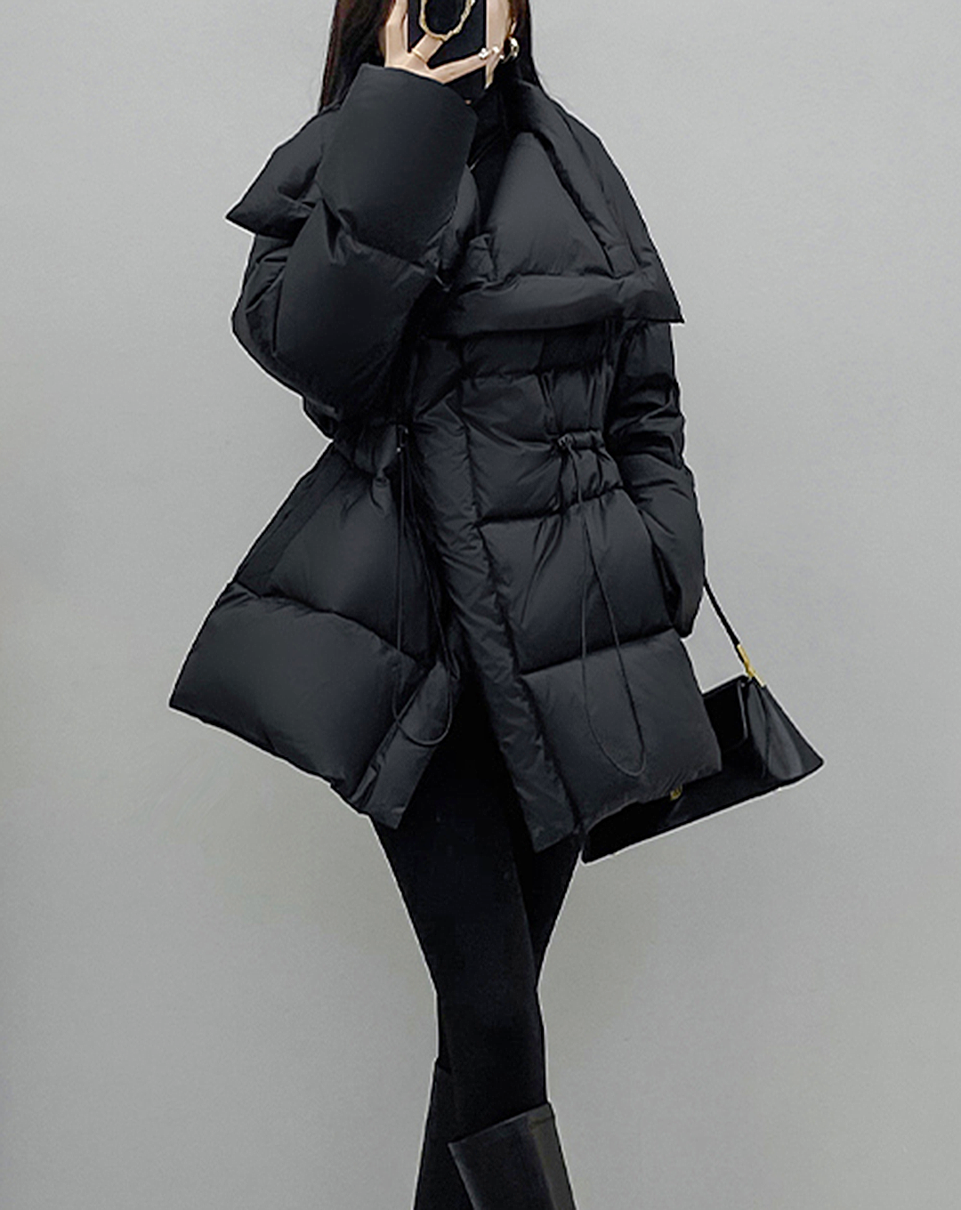 ♀ Big Collar Down Jacket