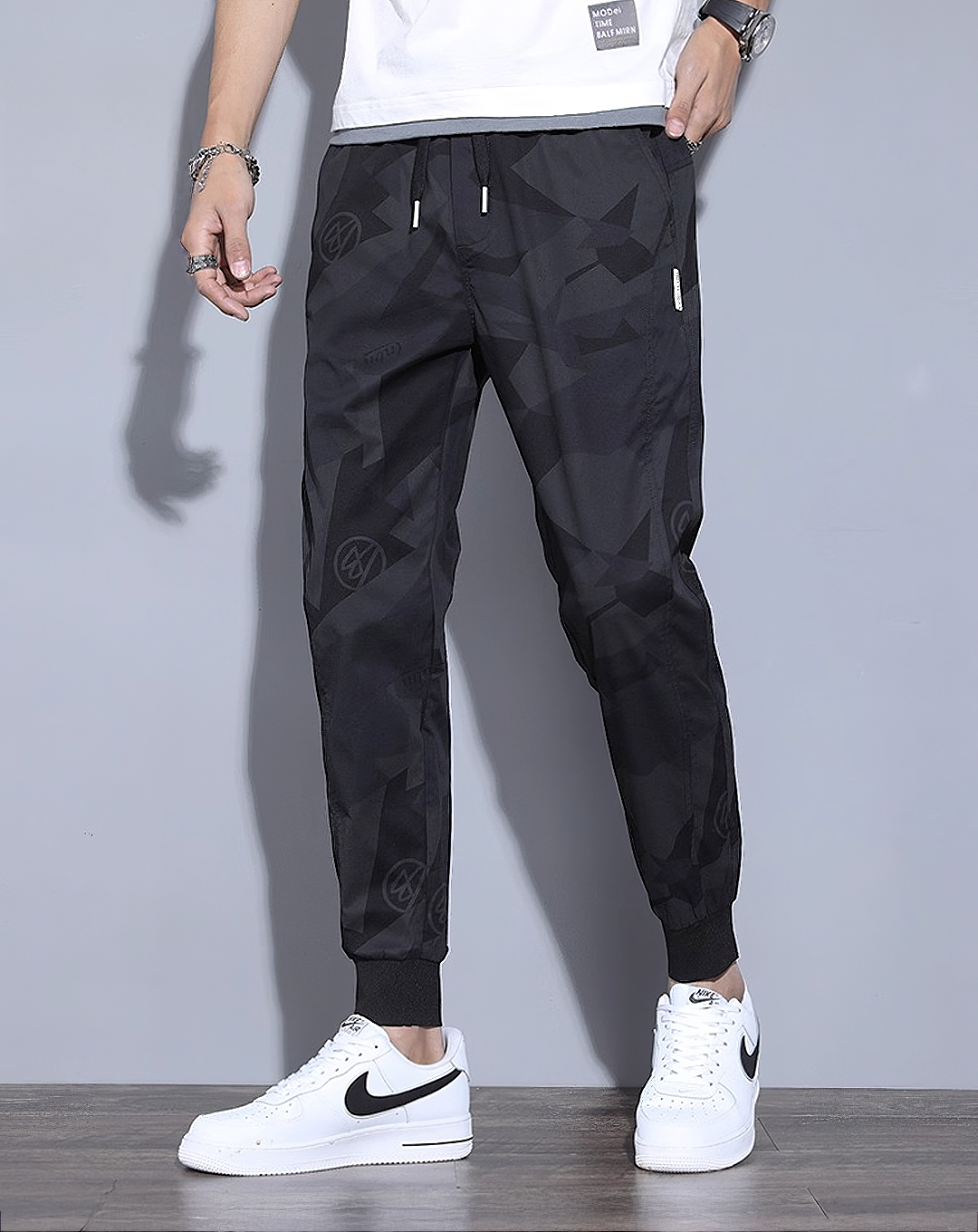 ♂Patterned Jogger Pants