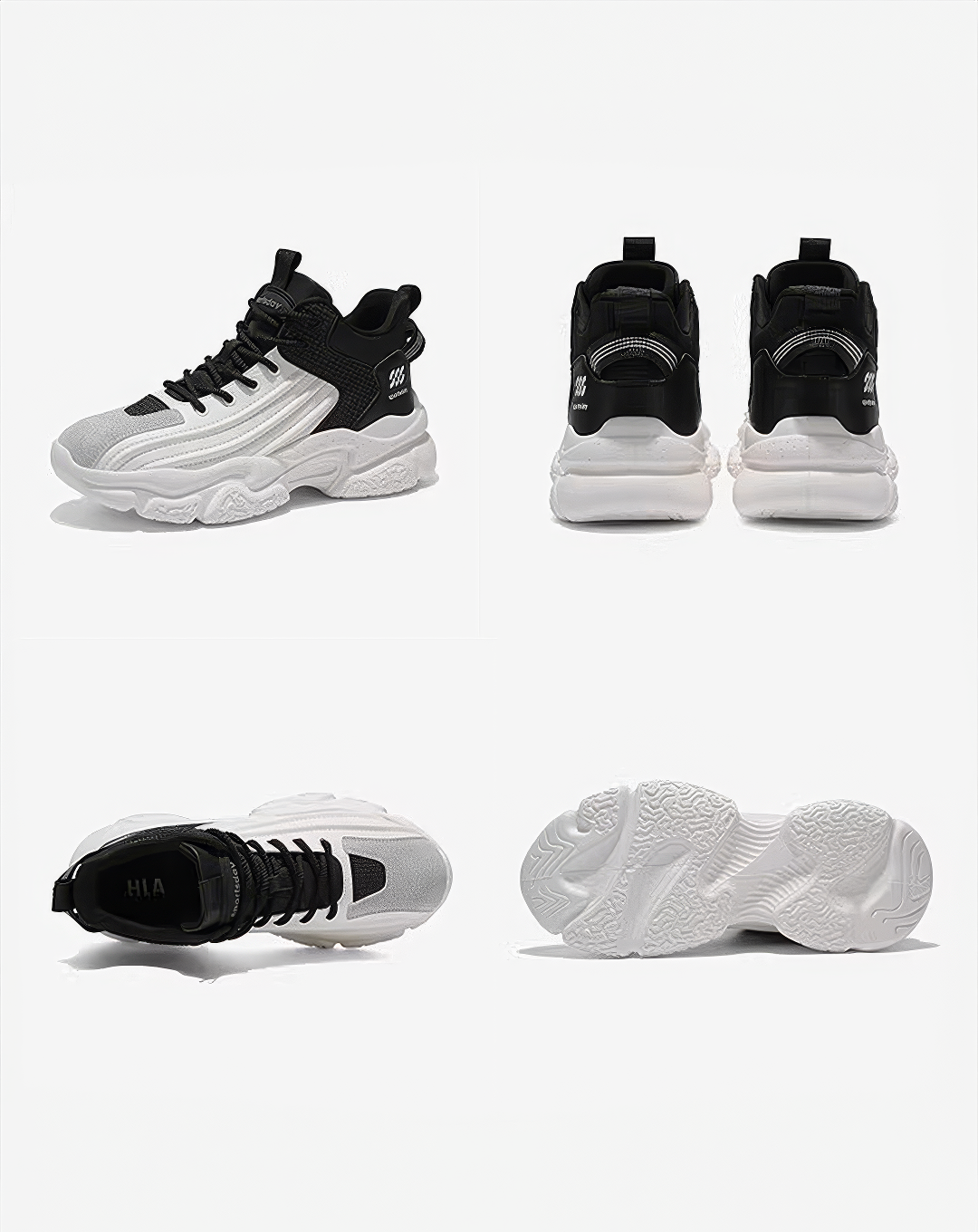 ♂Dynamic Wave Mid Sneakers