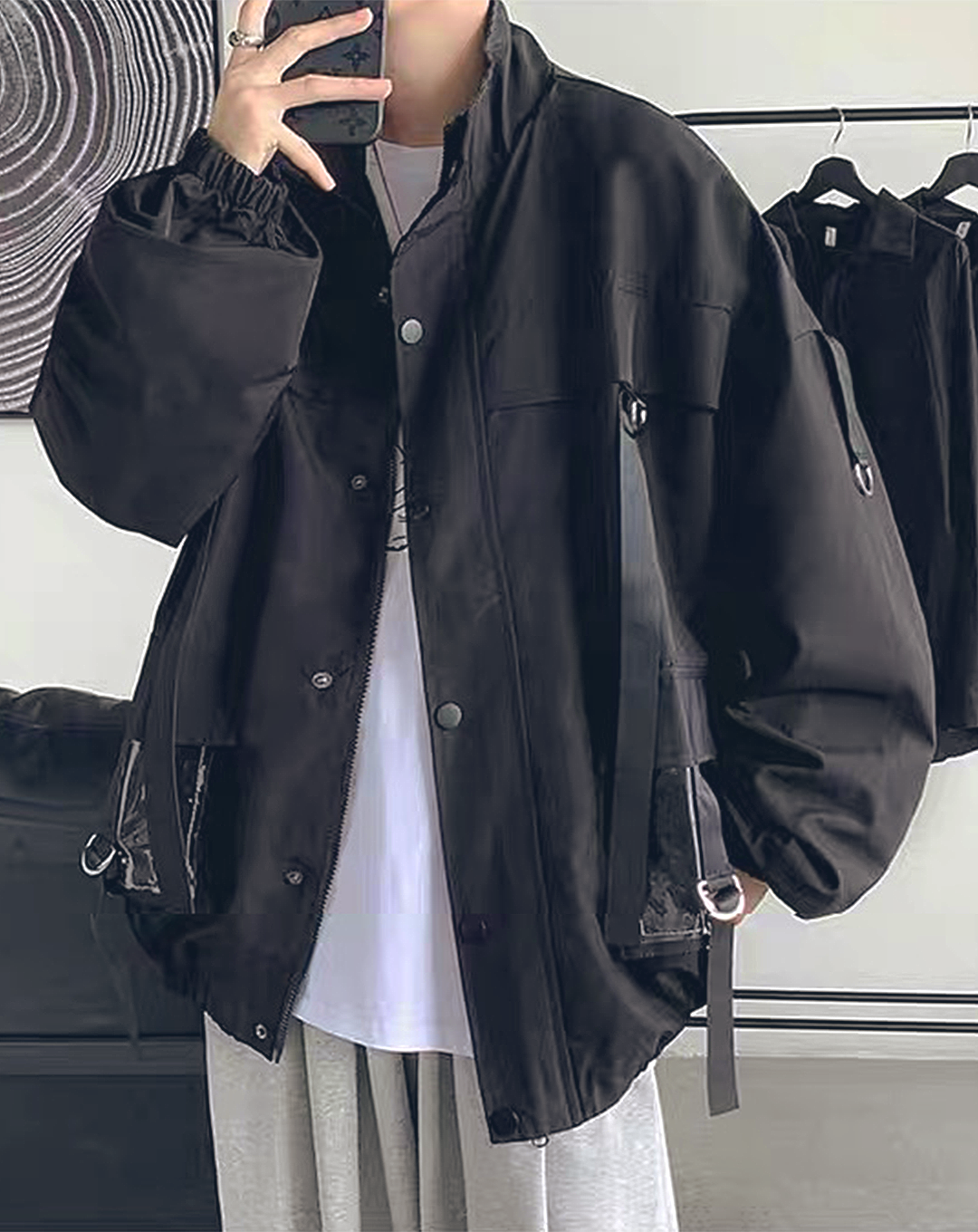 ♂Drop Strap Volume Jacket