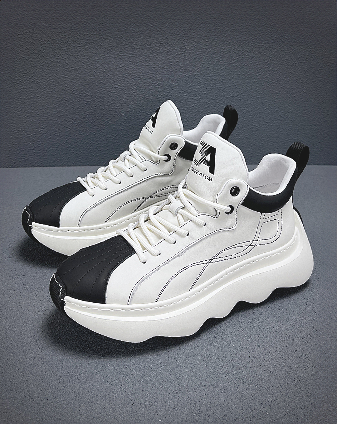 ♂♀本革/Leather Wave Sole Sneakers