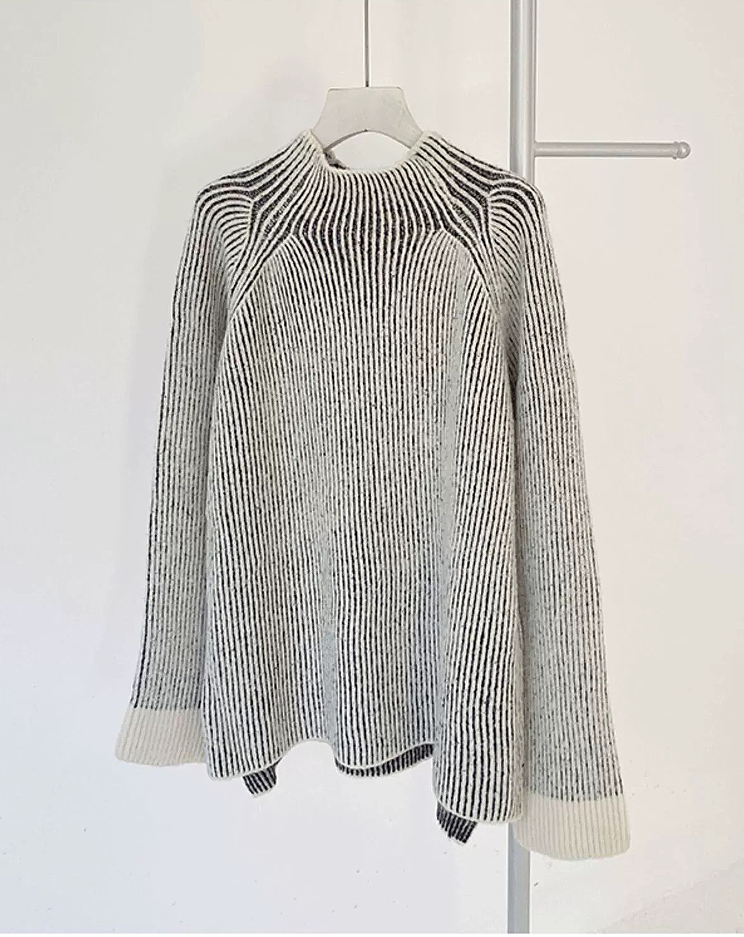 ♂Rib High Neck Knit