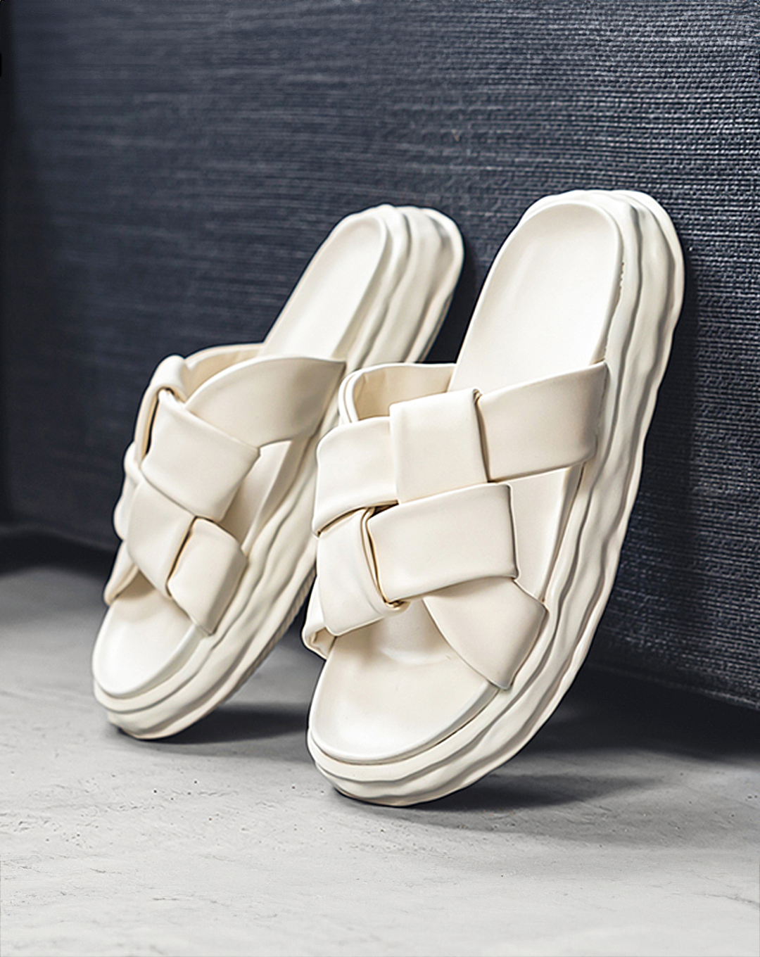 ♂Braided Platform Sandals