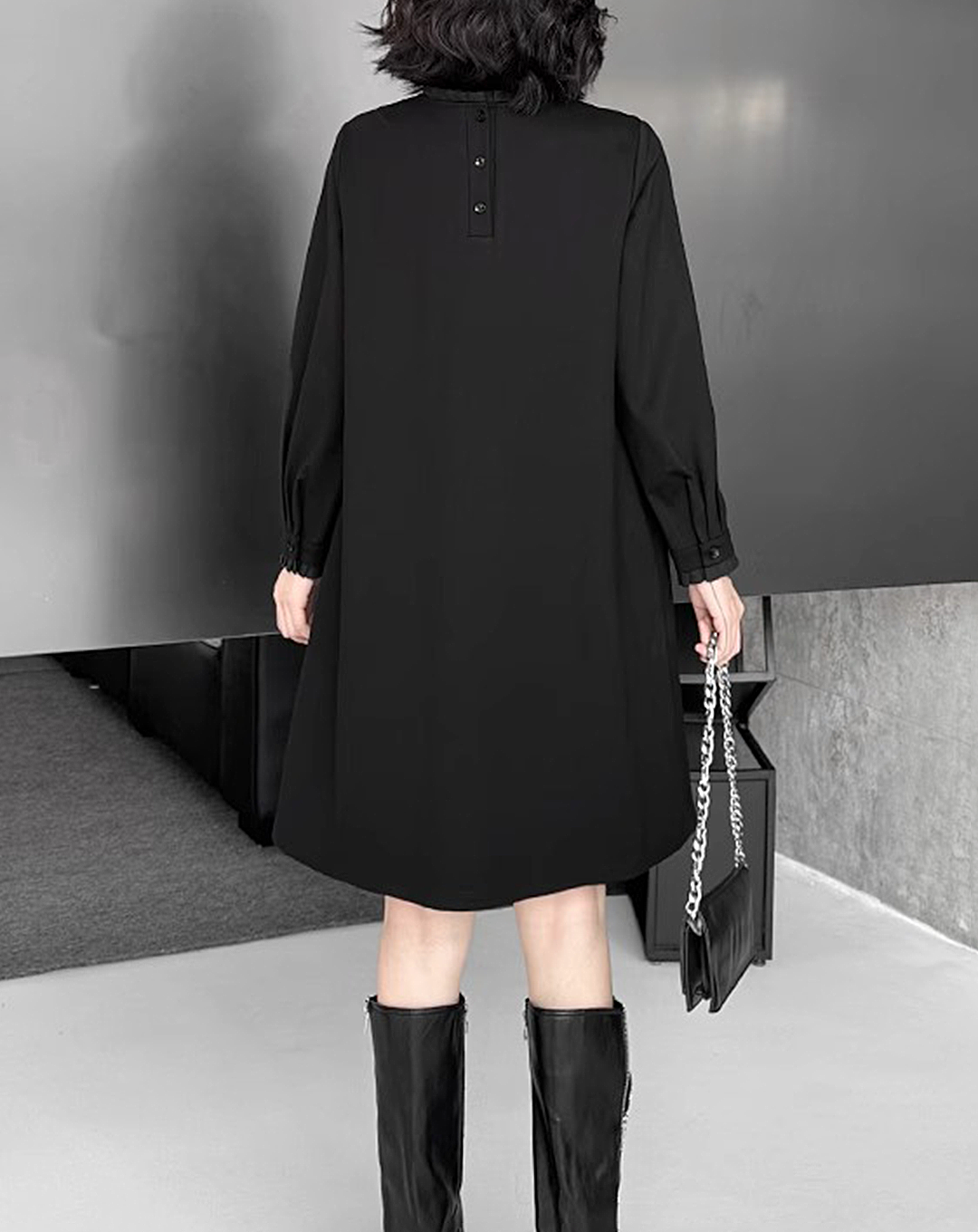 ♀Center Pleat Dress