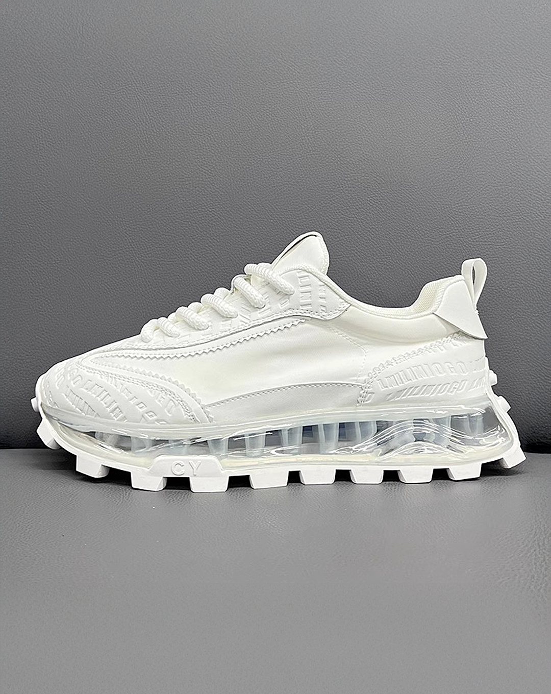 ♀Grid Sole Sneakers