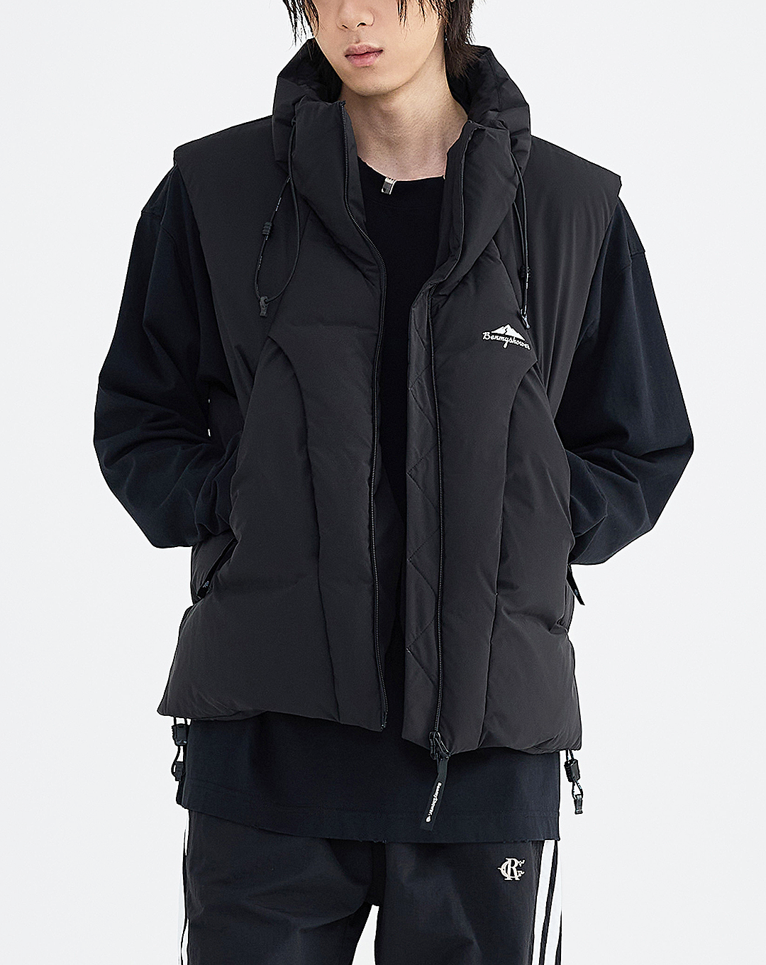 ♂Point Logo Down Vest