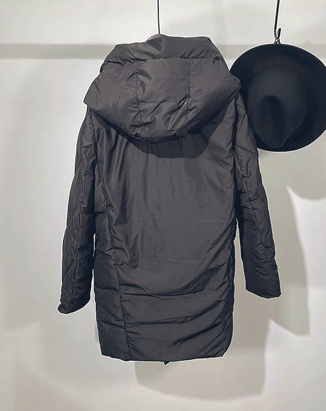 ♂Asymmetric Middle Down Jacket