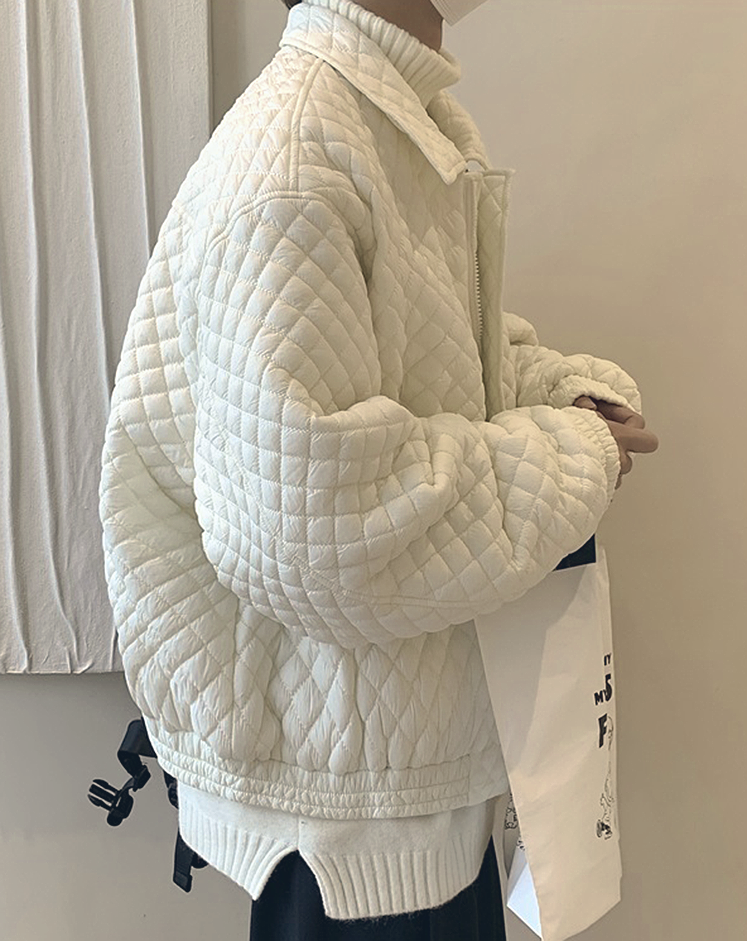 ♂Quilting Zip Jacket