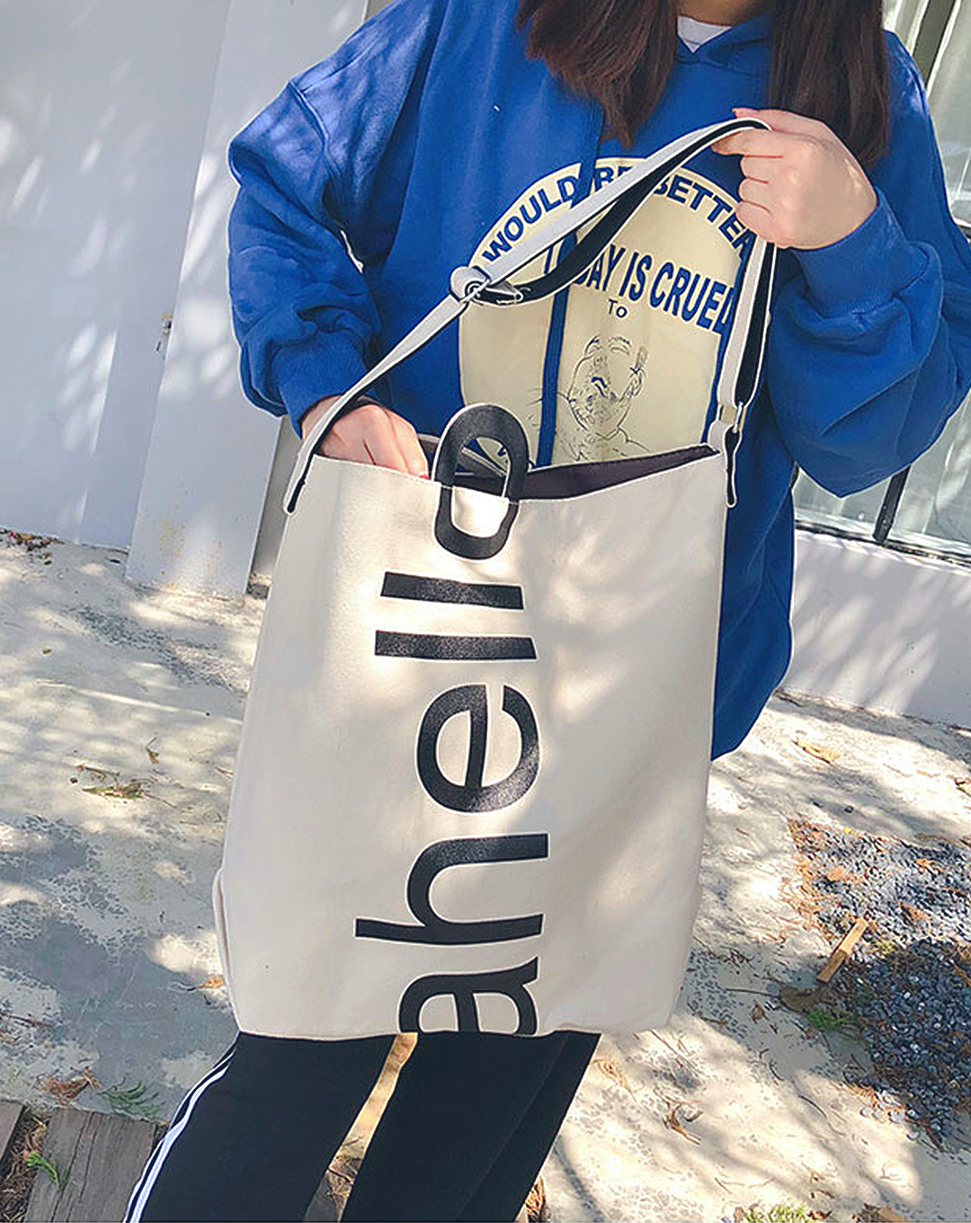 Big Logo Design Shoulder Bag