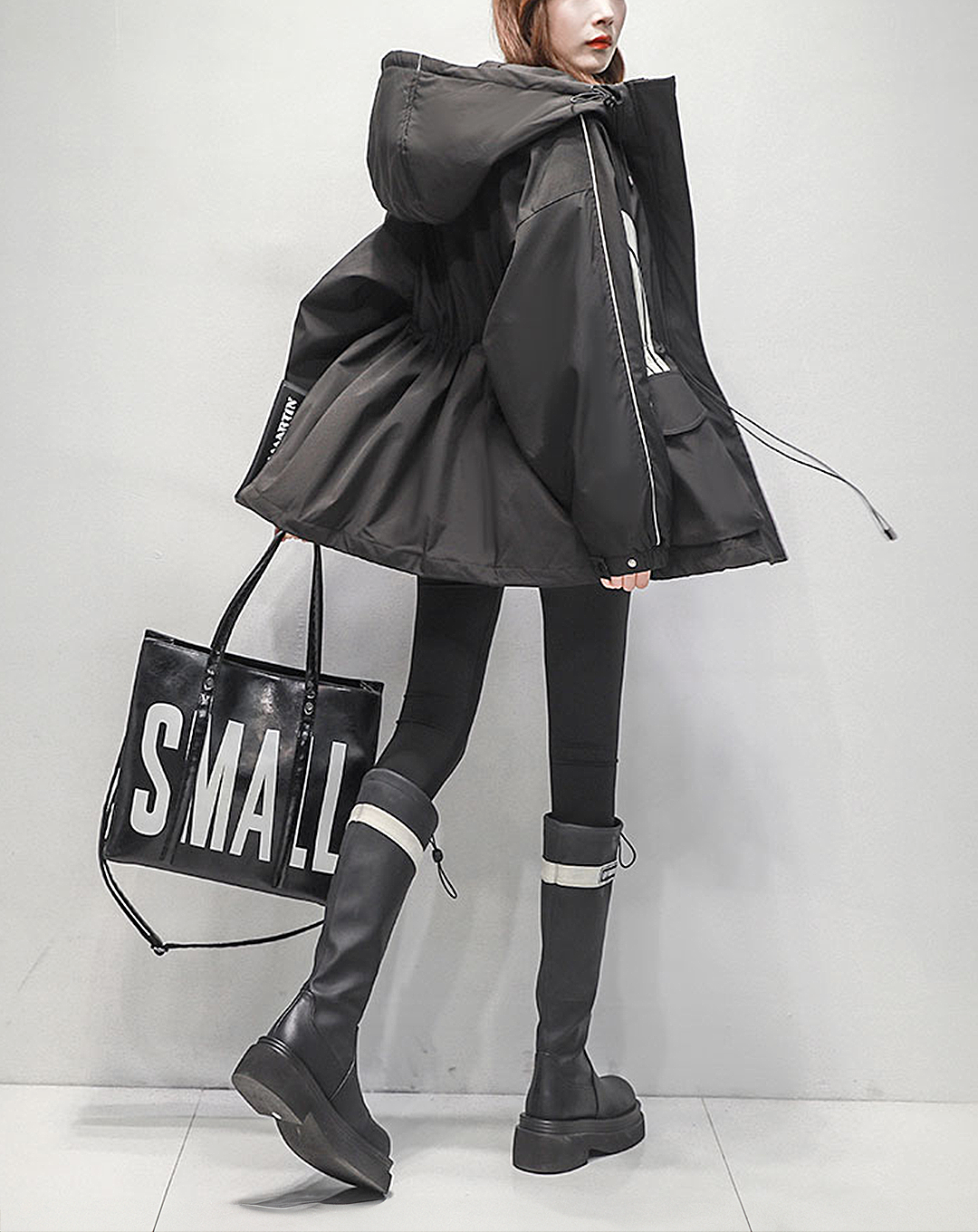 ♀Arch Line Hooded Jacket