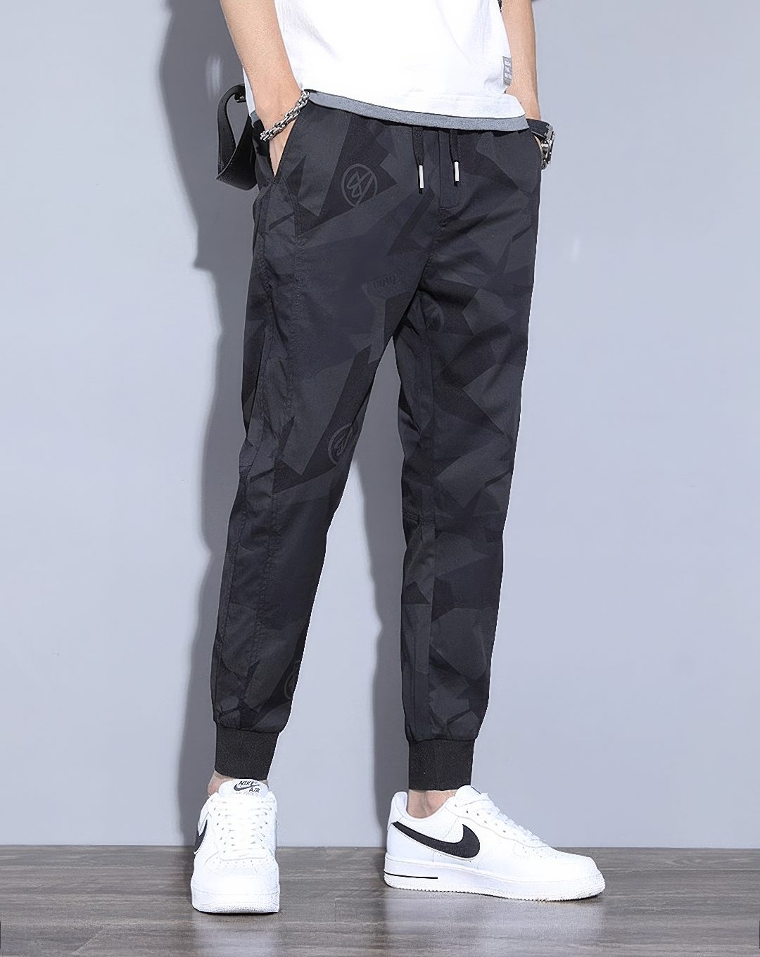 ♂Patterned Jogger Pants