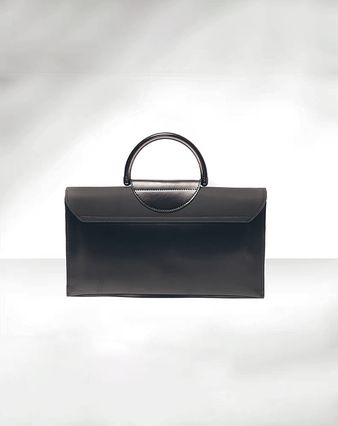 Leather Flap Handbag