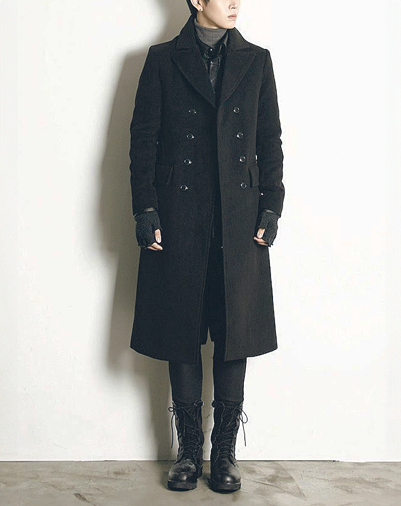 ♂Double Breasted Long Chester Coat