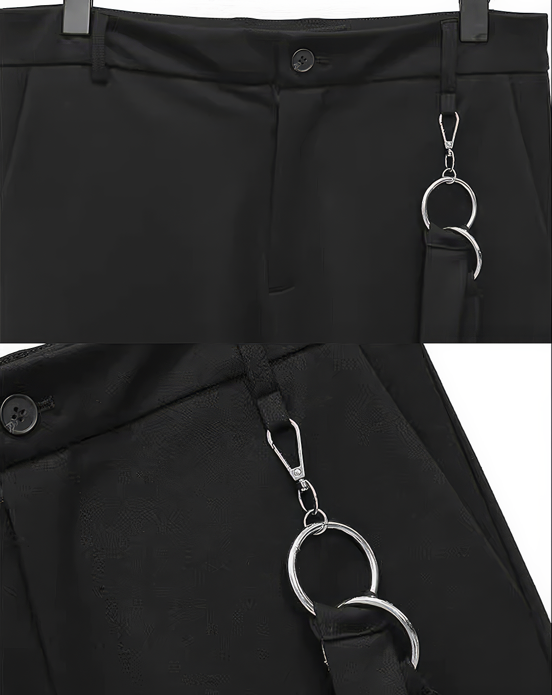 ♂Ring Accent Cropped Pants