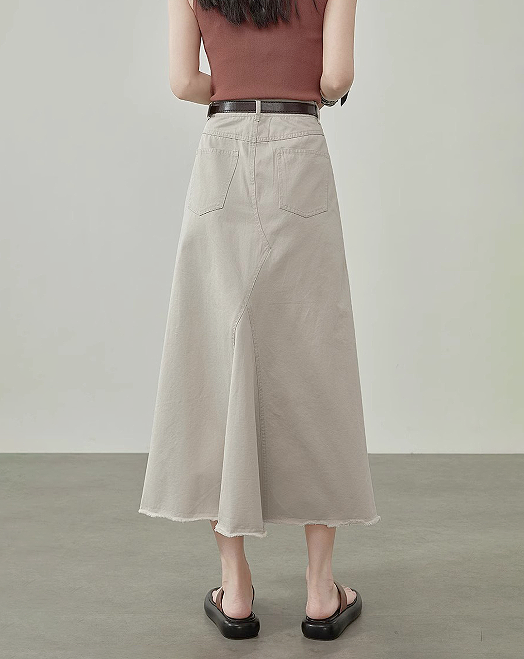 ♀A-Line Cotton Skirt
