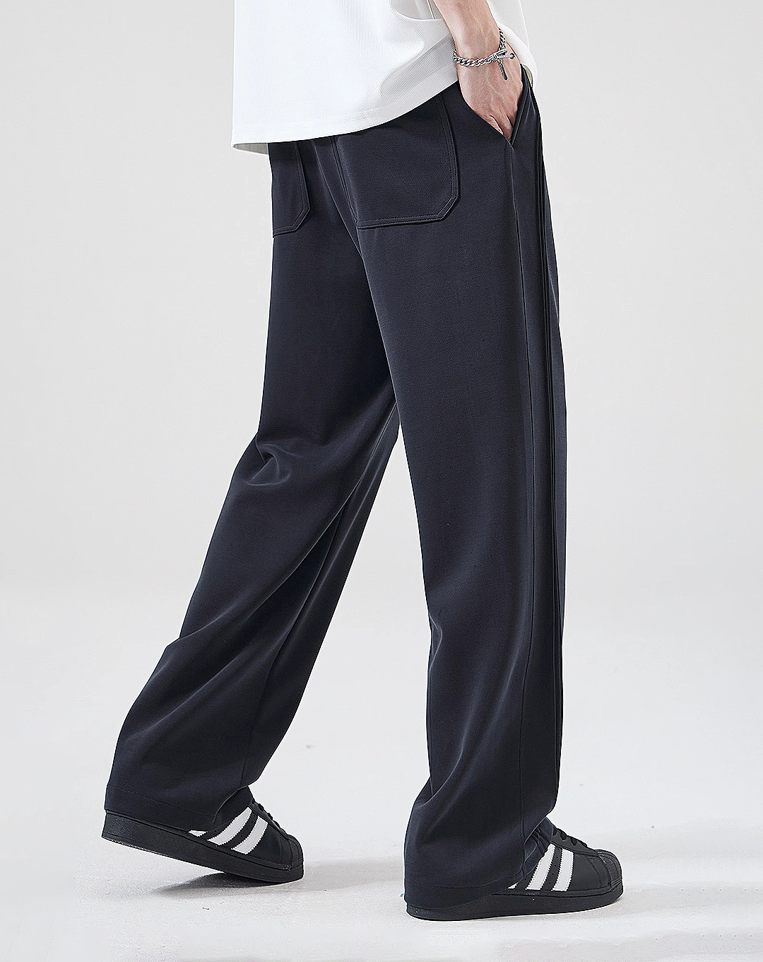 ♂Pleated Line Pants