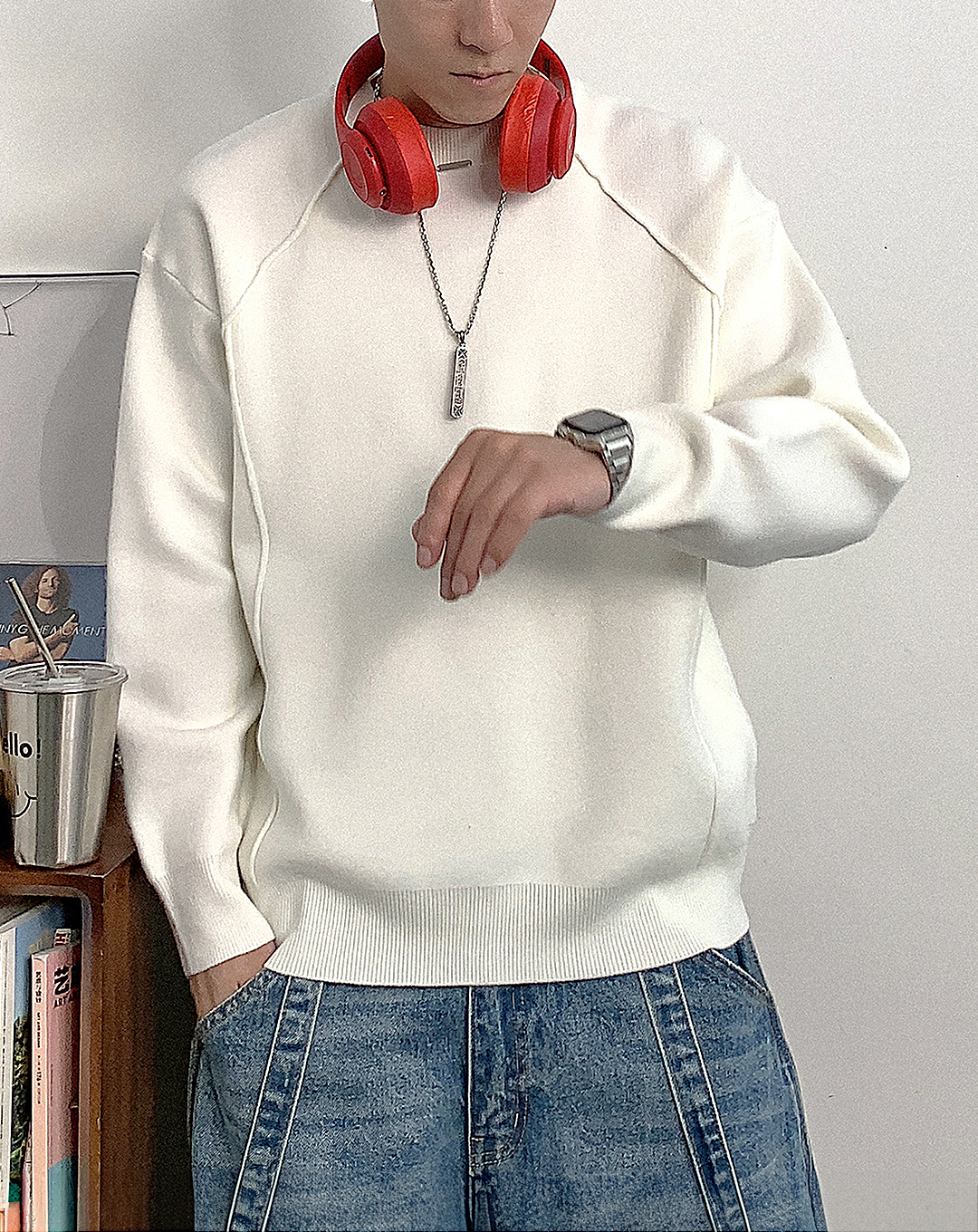 ♂Raglan Sleeve Sweater