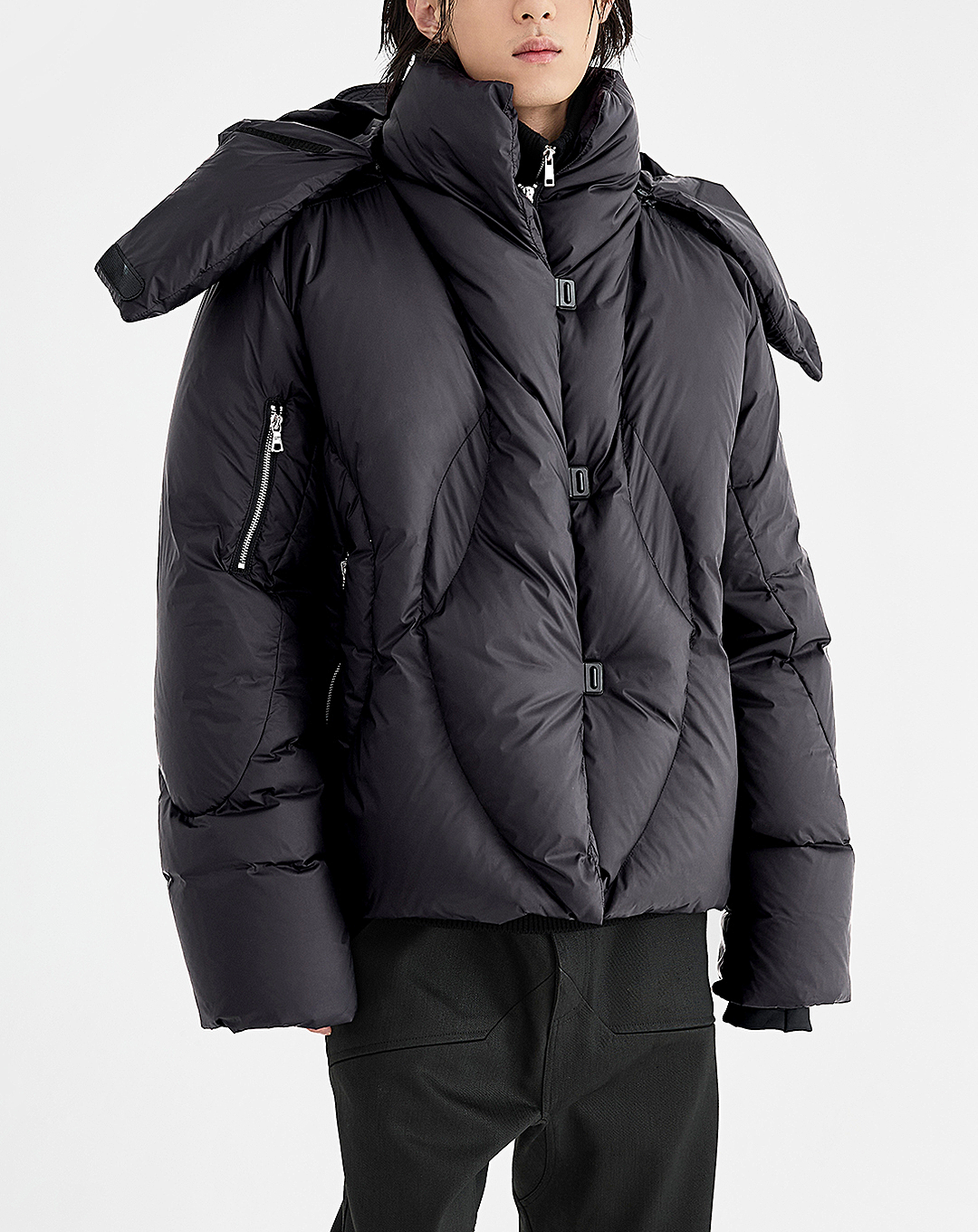 ♂Detachable Hood Down Jacket